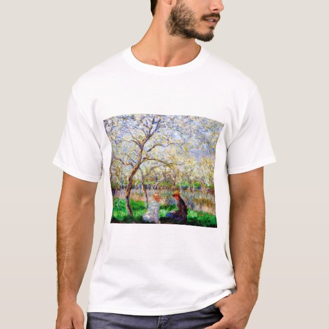 Camiseta Springtime, Monet (Frente)
