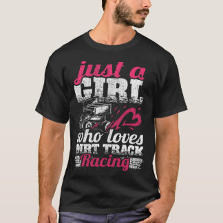 Camiseta Sprint Car Lover Apenas Uma Menina Que Ama A Faixa