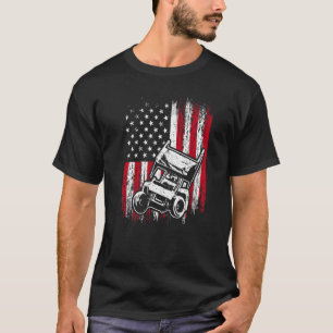 Camiseta Sprint Car Racing Race Track Racer 3