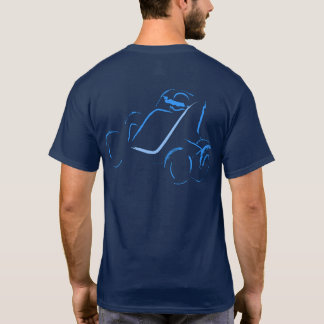 Camiseta Sprintcar 01 Blues em Fundo Azul Navy