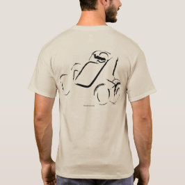 Camiseta Sprintcar 01 Preto na Areia Atrás