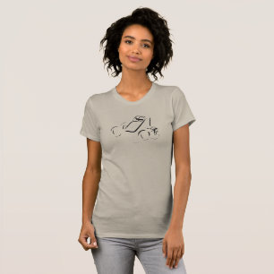 Camiseta Sprintcar 01 Preto sobre Creme