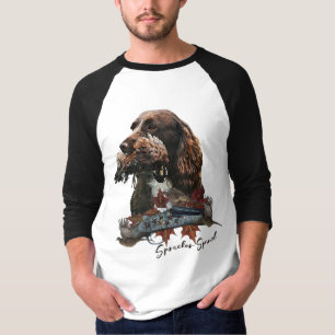 Camiseta Sprocker Spaniel, Arte de cães-Arma