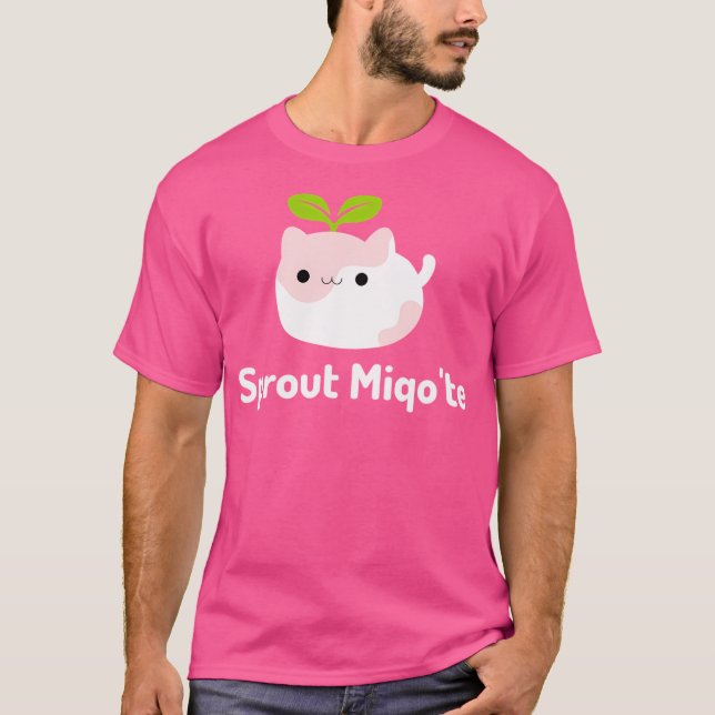 Camiseta Sprout Miqo'Te Ffxiv (Frente)