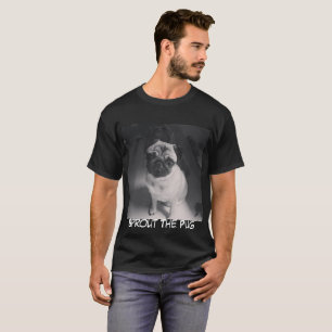 Camiseta Sprout preto e branco