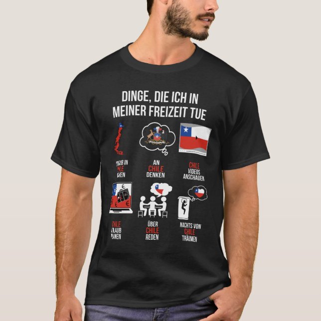 Camiseta Spruch do Chile | Lustiger Freizeit Spruch Chile (Frente)
