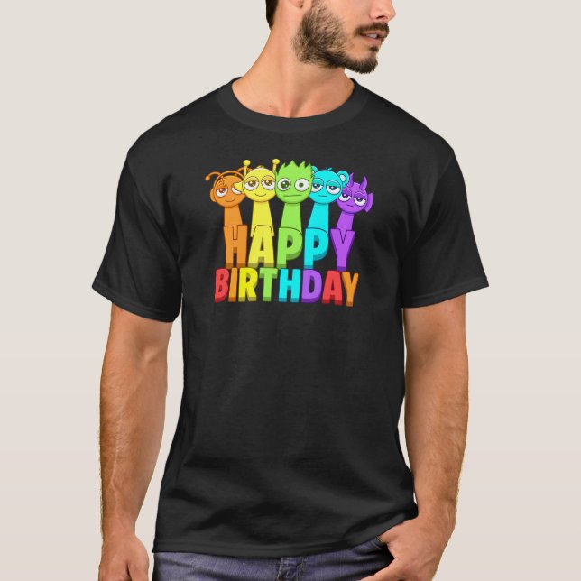 Camiseta Sprunki Birthday (Frente)