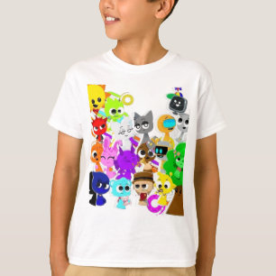 Camiseta Sprunki Group!   Simon Oren Funbot Pinki Wenda 