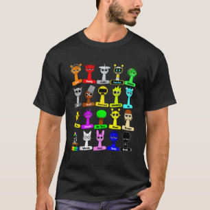 Camiseta Sprunky Beats Team Sprunky para Meninos e Meninos