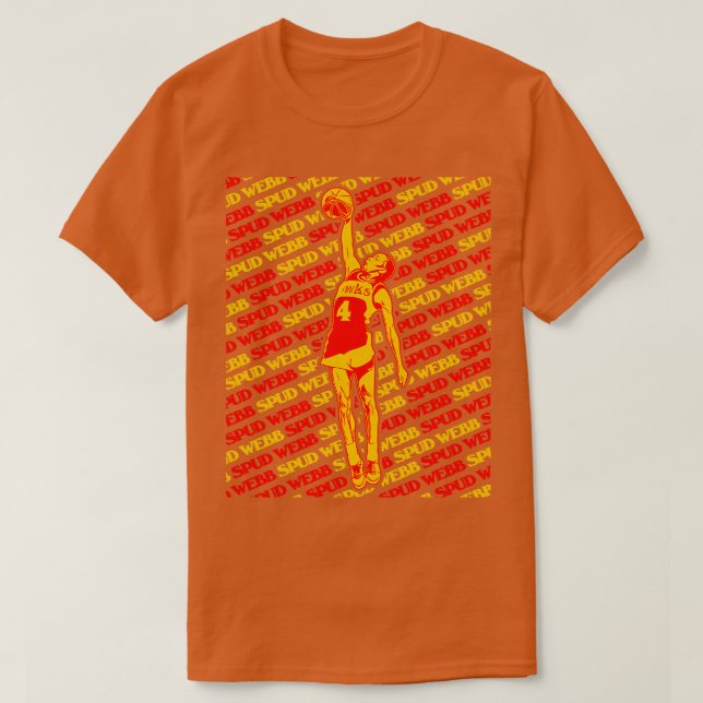Camiseta Spud Webb (Frente do Design)