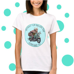 Camiseta Spunky Old Broads Day Fevereiro 1rua