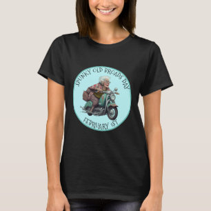 Camiseta Spunky Old Broads Day Fevereiro 1rua