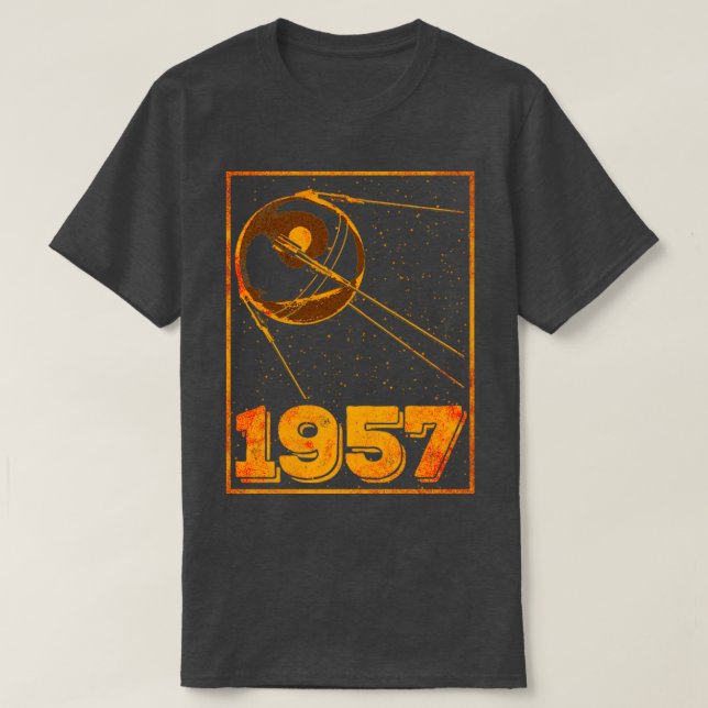 Camiseta Sputnik 1957 (Frente do Design)