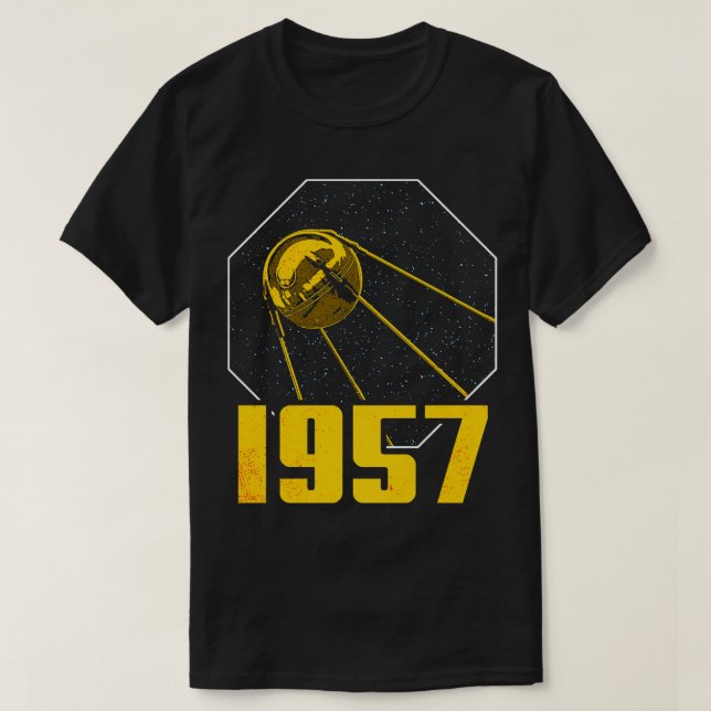 Camiseta Sputnik 1957 (Frente do Design)