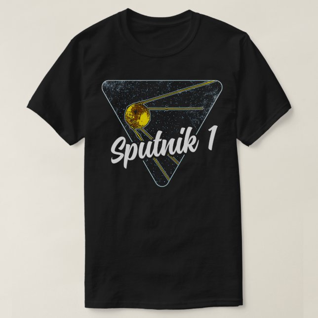 Camiseta Sputnik 1 Satélite 2 (Frente do Design)