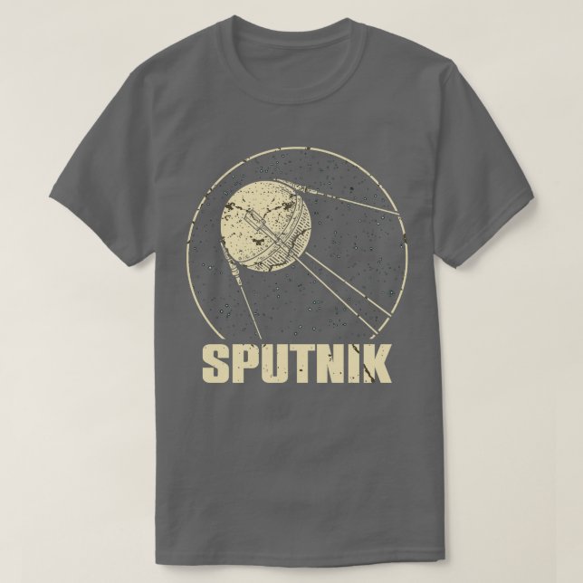 Camiseta Sputnik 1 Satélite União Soviética 1957 5 (Frente do Design)