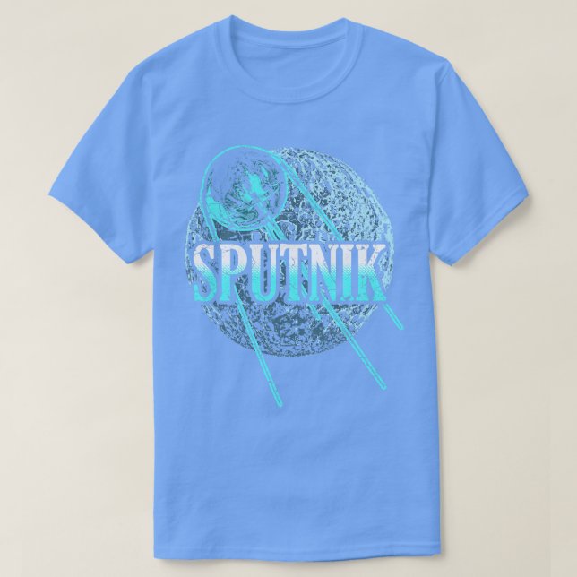 Camiseta Sputnik 1 Satélite União Soviética 1957 6 (Frente do Design)