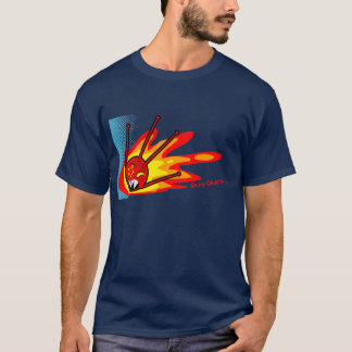 Camiseta sputnik no fogo