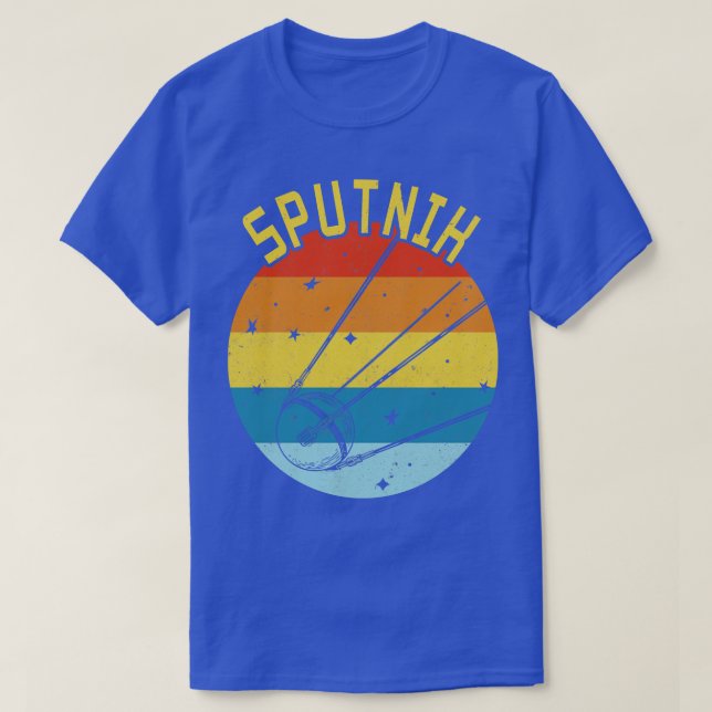 Camiseta Sputnik Retro UDSSR (Frente do Design)