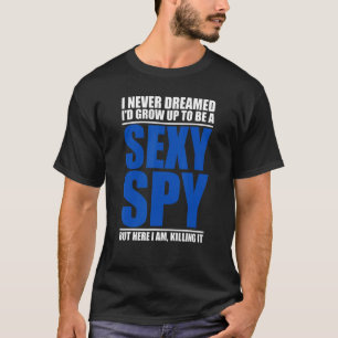 Camiseta Spy Piadas Roupa Para Detectores Privados