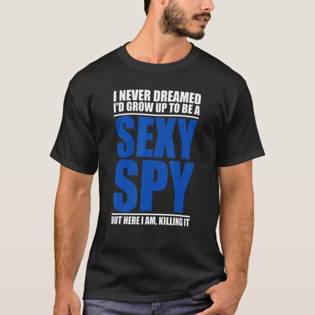 Camiseta Spy Piadas Roupa Para Detectores Privados (Frente)