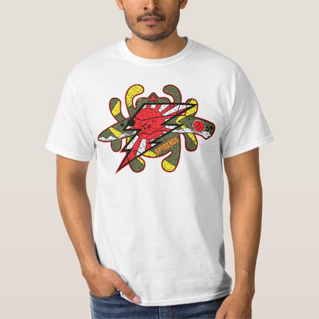 Camiseta Spyderco Knives Kamikaze Zero  (Frente)