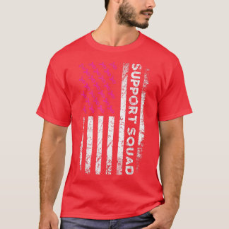 Camiseta Squ de suporte a guerreiros para conhecimento do C