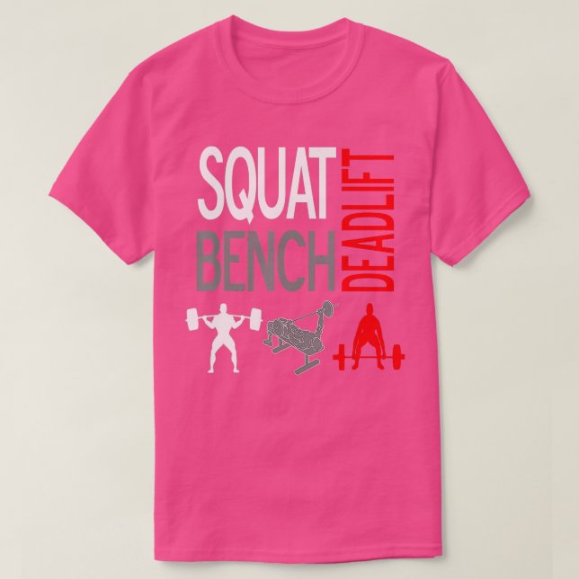 CAMISETA SQUA BENCH DEADLIF SHIR GYM WEILIFLIFEE EE (Frente do Design)