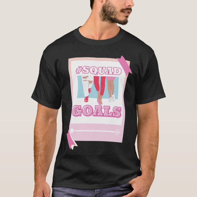 Camiseta SQUAD flecha melhores amigos capuzes e suores - (Frente)