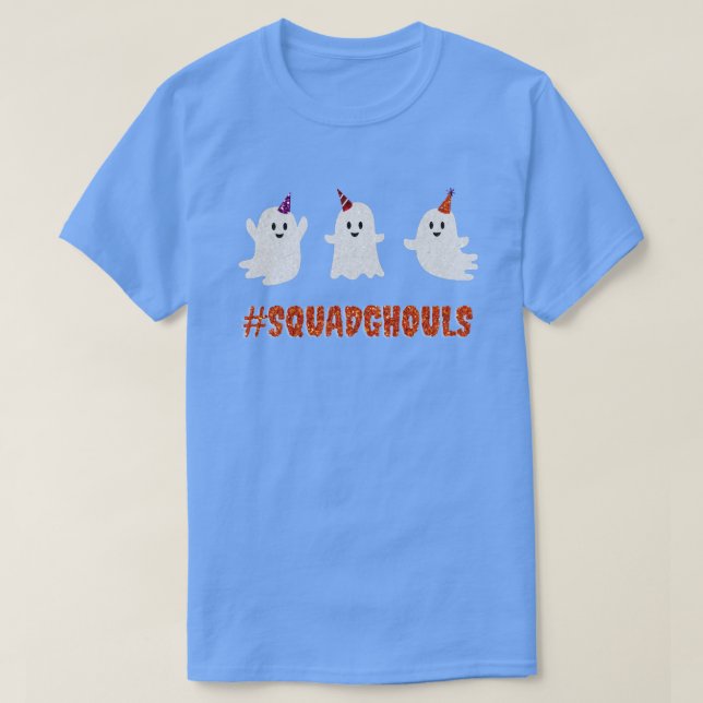 Camiseta #SquadGhouls Halloween Glitter (Frente do Design)