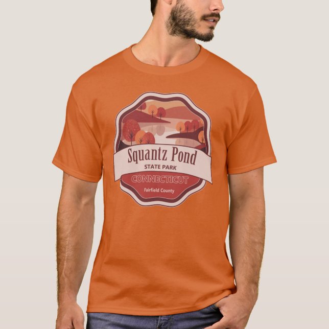 Camiseta Squantz Pond State Park Fairfield County Connectic (Frente)