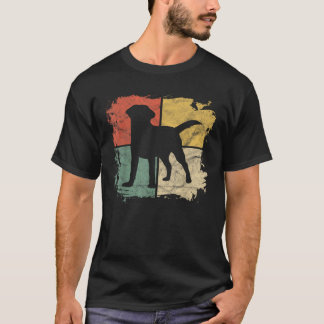 Camiseta Square Retro Labrador Owner Gift Golden Black Lab 