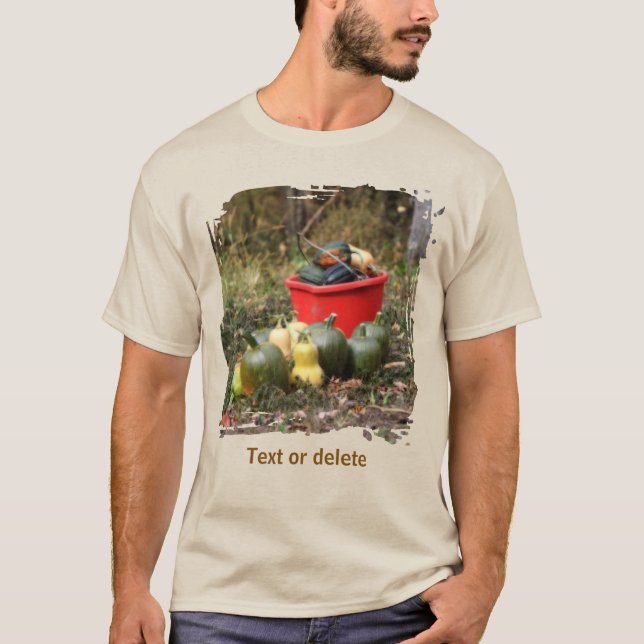Camiseta Squash Country Garden Harvest Personalized (Frente)