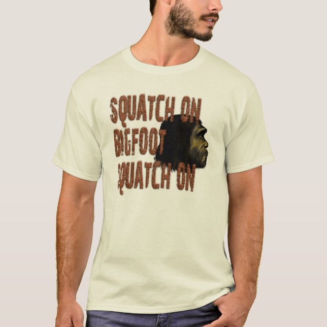 Camiseta Squatch No Pé Grande...Squatch No (Frente)