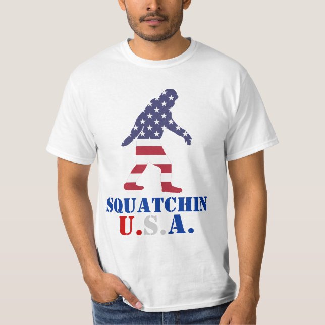 Camiseta Squatchin EUA (Frente)