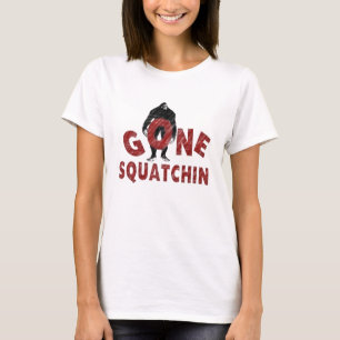 Camiseta Squatchin ido - estilo Squatcher do pastel