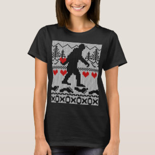 Camiseta Squatchin ido para o estilo feio da malha do amor