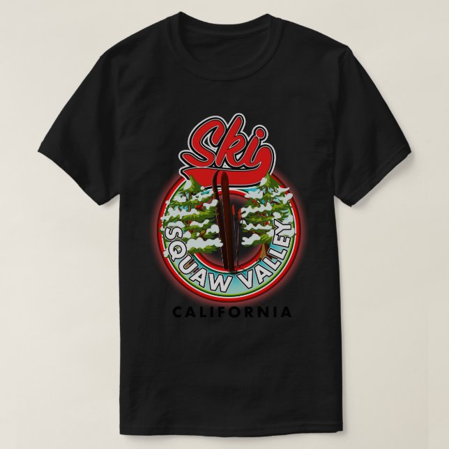Camiseta Squaw Valley California (Frente do Design)