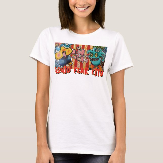 Camiseta Squid Fear City Graphic Tee (Frente)