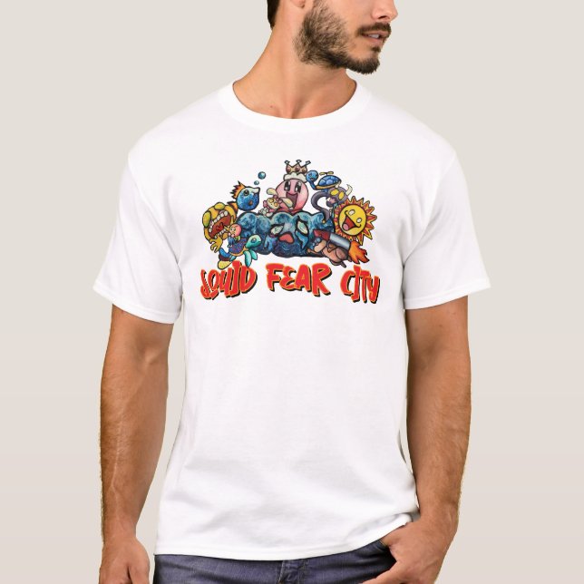 Camiseta Squid Fear City Graphic Tee (Frente)