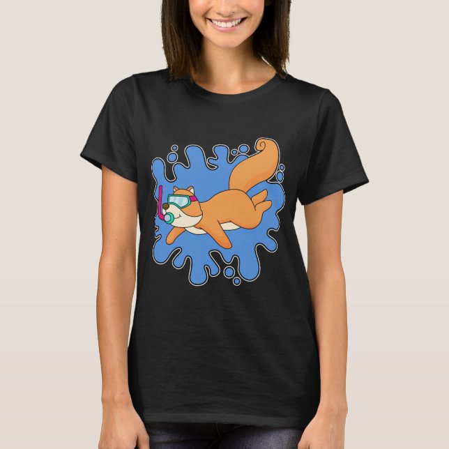 Camiseta Squirrel Diver Snorkel (Frente)