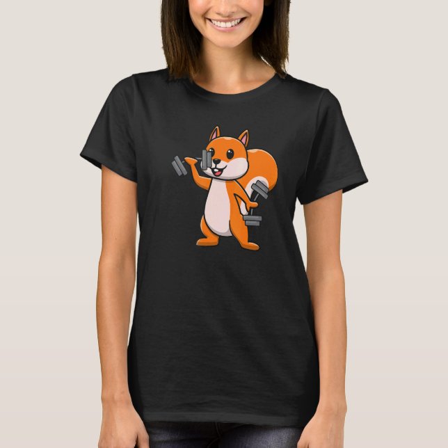Camiseta Squirrel Power  Cute Squirrels Animal  Graphic (Frente)