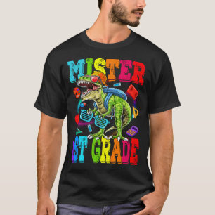 Camiseta Sr. 1rua Grau Dude Monstro Dinossauro Primeiro