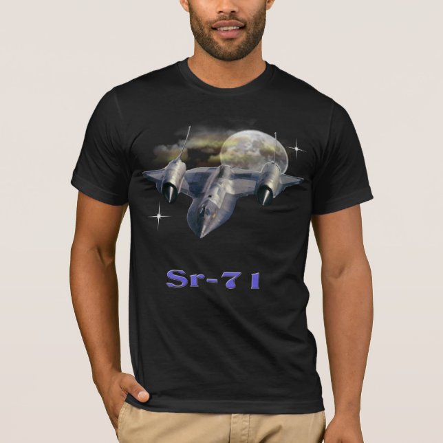 Camiseta Sr-71 avião militar espião T-Shirt (Frente)