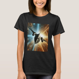 Camiseta SR-71 Blackbird Blueprint Air Force Jet