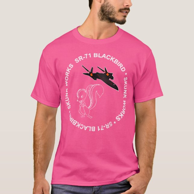 Camiseta Sr-71 Blackbird-Skunk Works (Frente)