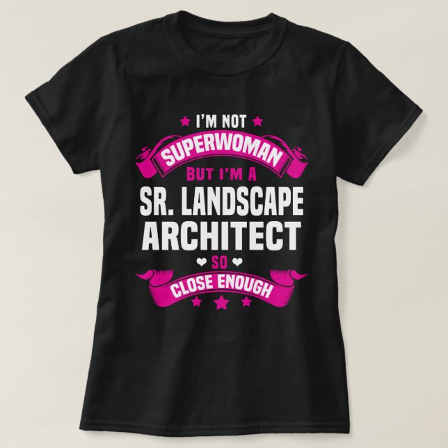 Camiseta Sr. Arquiteto de Paisagem (Frente do Design)