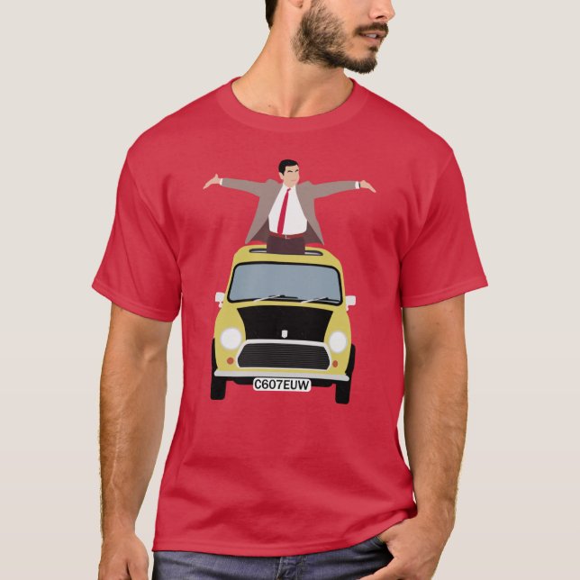 Camiseta Sr Bean e amigo miniatura (Frente)