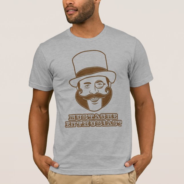 Camiseta Sr. Bigode Homem (Frente)