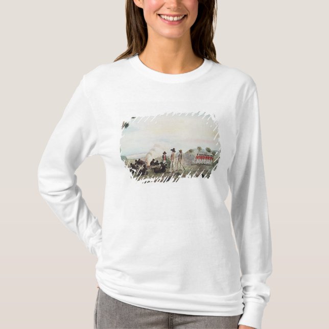 Camiseta Sr. Branco, Harris e Laing com um partido (Frente)